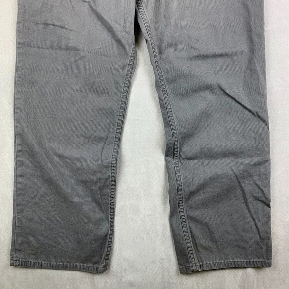 Carhartt Mens Pants 38 Gray Rugged Flex Relaxed Fit Canvas Rigby Utility 38x30 - Picture 3 of 13
